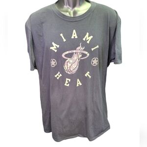 Fanatics Miami Heat Camo Lettered Short Sleeve T-shirt sz XL‎